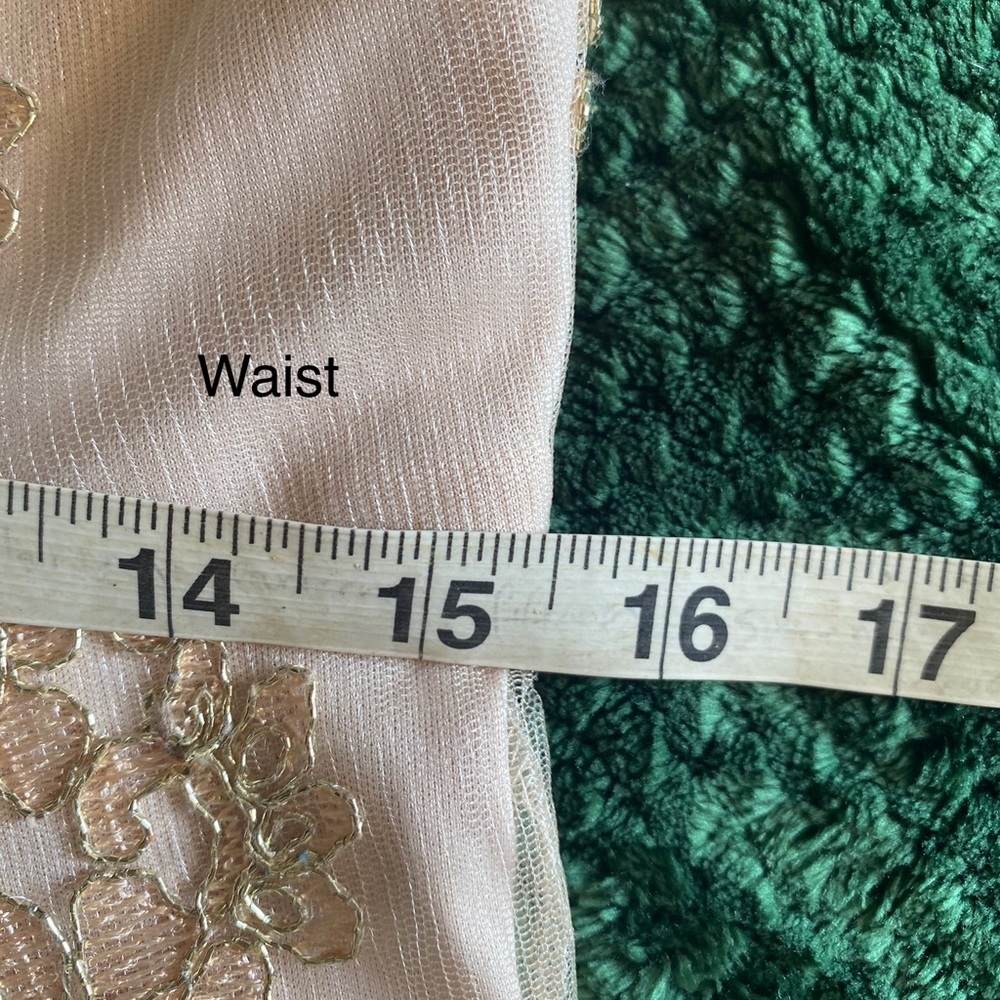 Gold Embroidered Dress Studio One New York - Picture 10 of 11